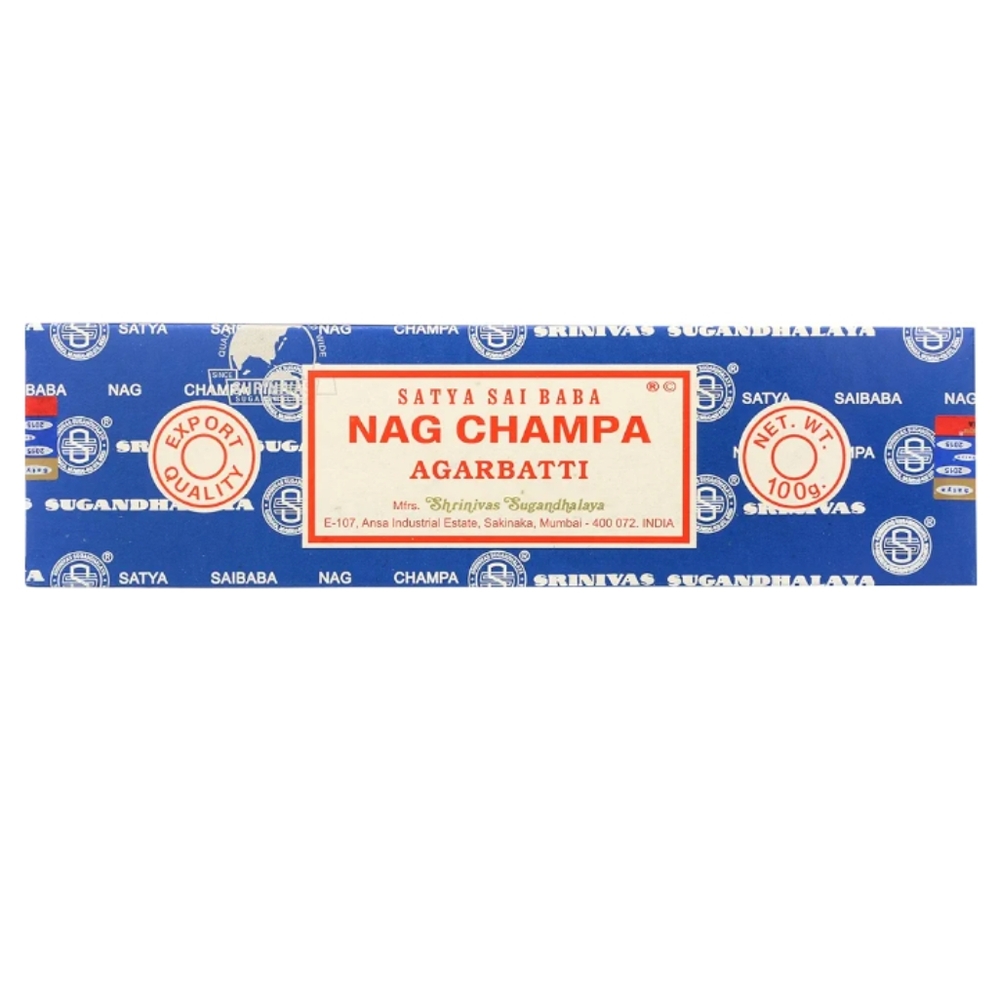 Satya Sai Baba Nag Champa Agarbatt India Insence 100g